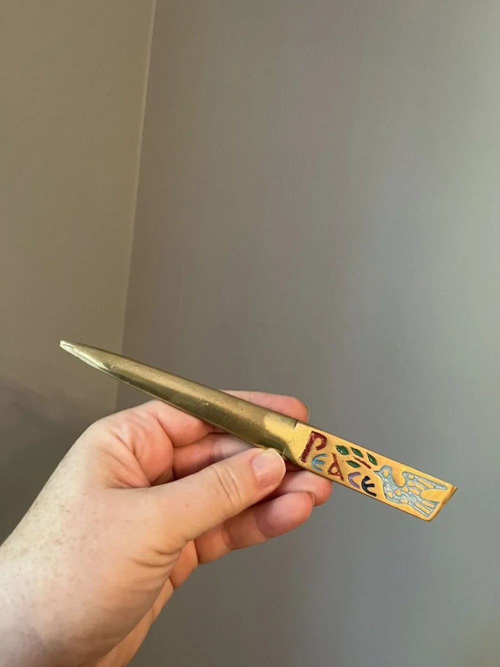Vintage Brass Letter Opener 